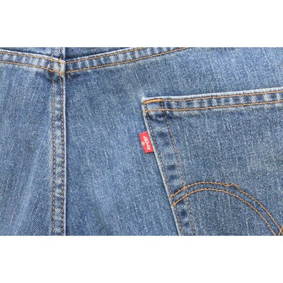 Levi's 550 Relaxed Fit Straight Blue Denim Jeans Rugged Mens Sz 40 x 30 - Picture 8 of 9